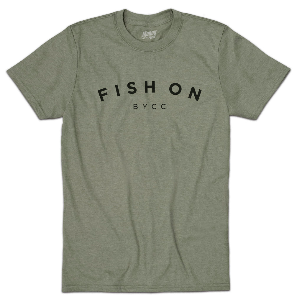 T-shirt Fish On BYCC - Kaki